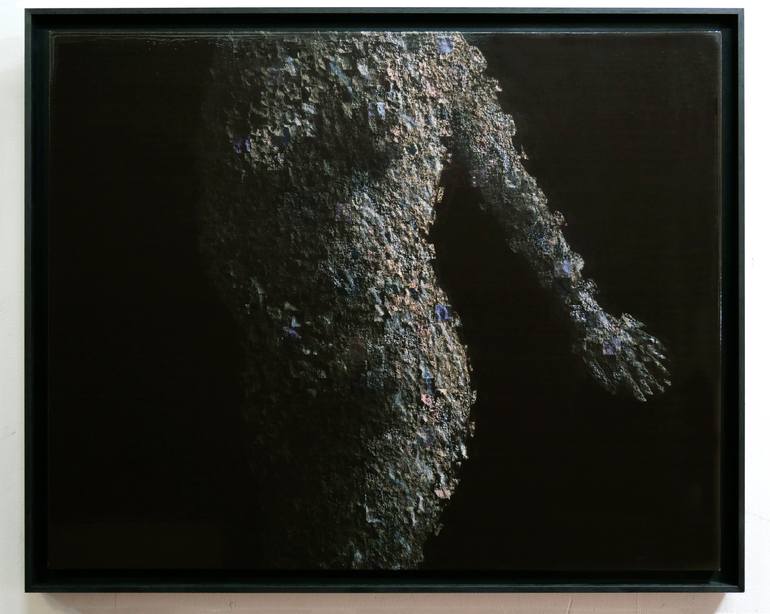 Original Expressionism Nude Mixed Media by Georges Dumas