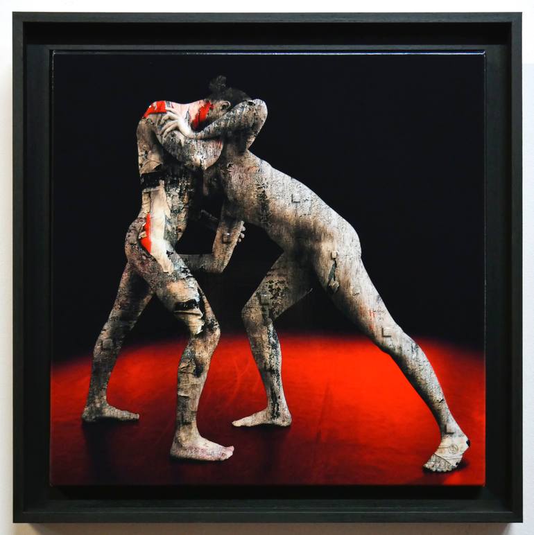 Original Pop Art Nude Mixed Media by Georges Dumas