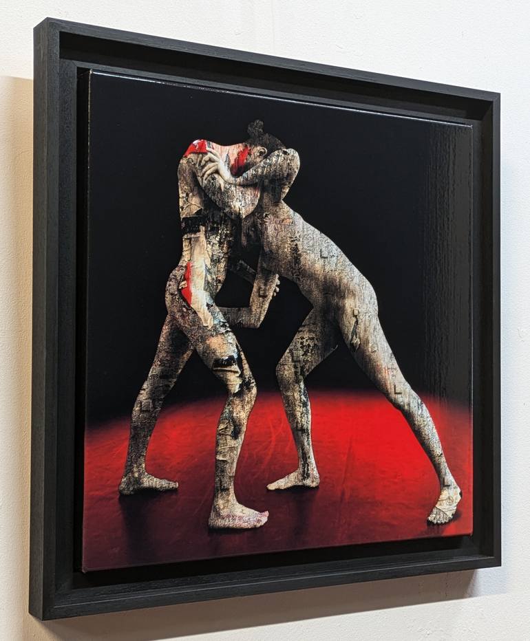 Original Pop Art Nude Mixed Media by Georges Dumas