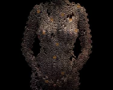 Original Figurative Nude Mixed Media by Georges Dumas