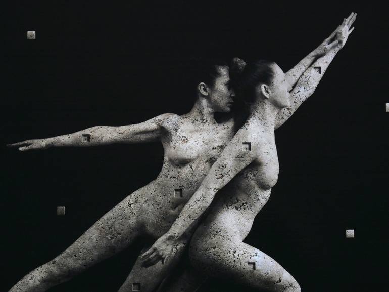 Original Classicism Nude Mixed Media by Georges Dumas