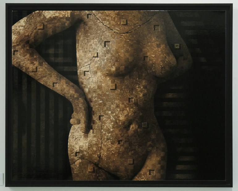 Original Nude Mixed Media by Georges DUMAS