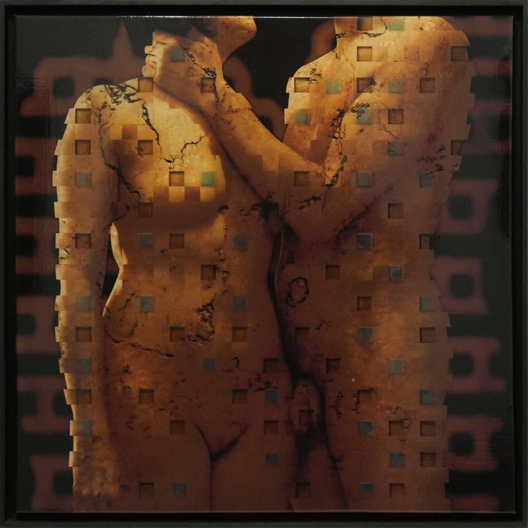 Original Figurative Nude Mixed Media by Georges DUMAS