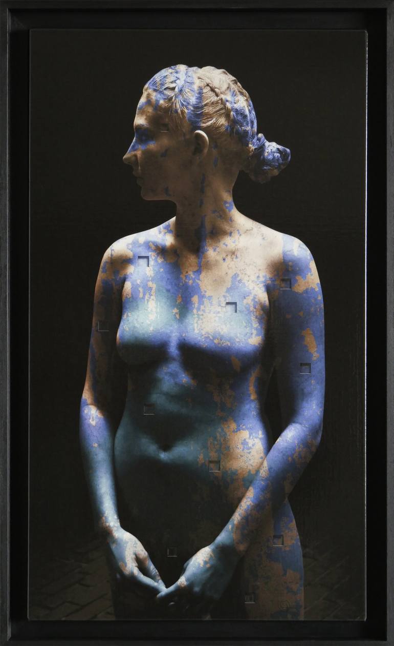 Original Nude Mixed Media by Georges DUMAS