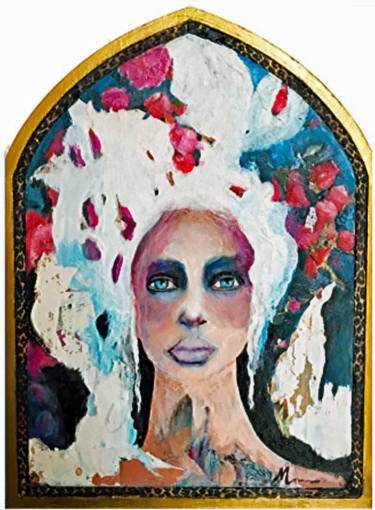 Original Expressionism Portrait Paintings by Mary Hudgins