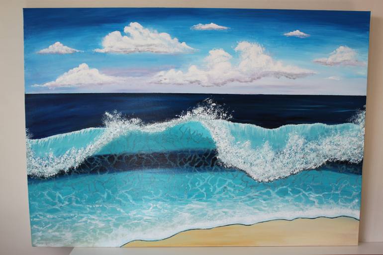 Original Realism Seascape Painting by Michelle Shega
