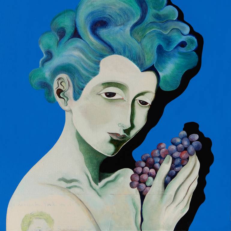 Original Surrealism Rural Life Painting by Marina Solé