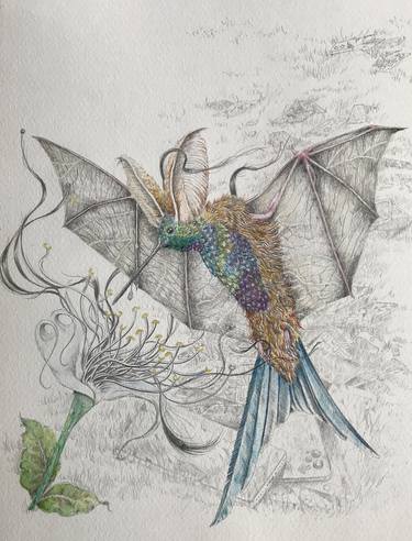 Print of Fantasy Drawings by Carla Linhares