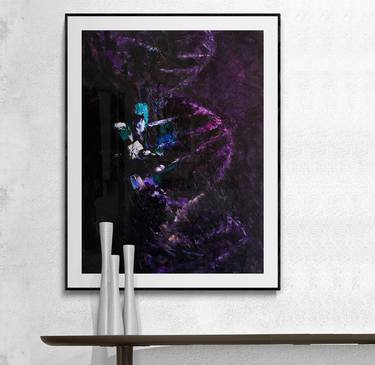 DNA science fiction, abstract textured thumb