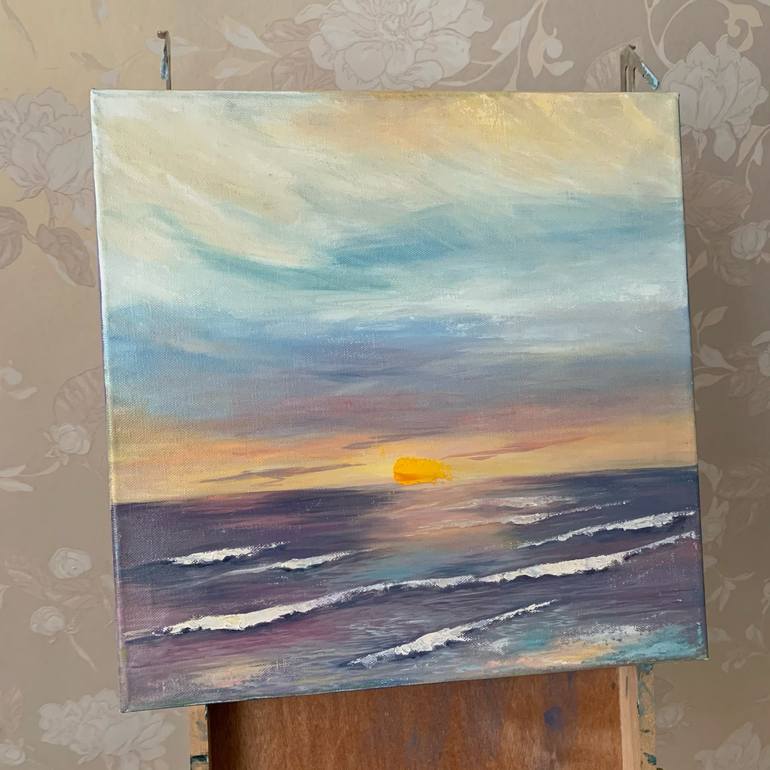 Original Modern Seascape Painting by Kristina Smirnova