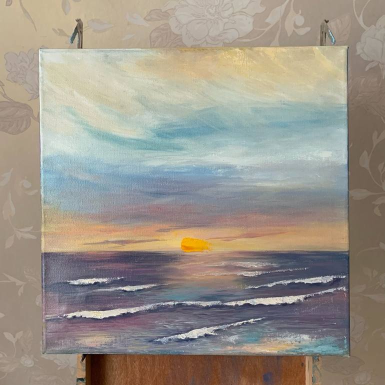 Original Modern Seascape Painting by Kristina Smirnova