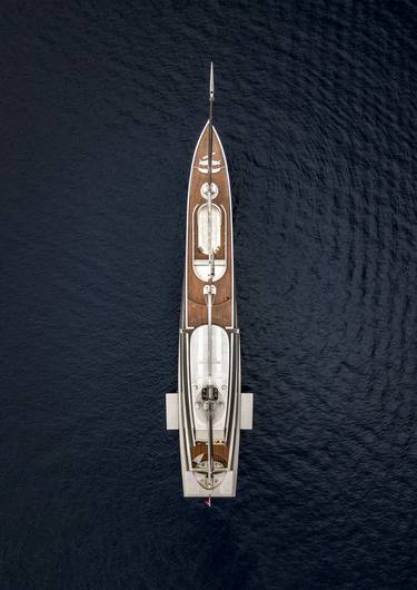 Sailing Yacht A Aerial Shot thumb