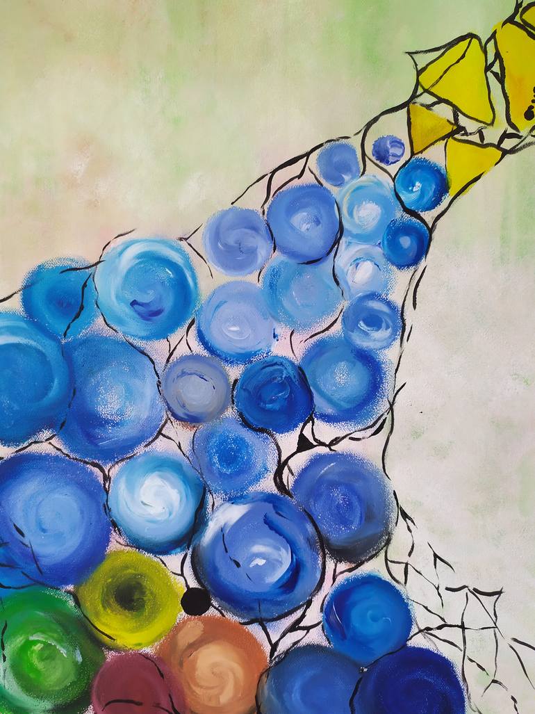 Original Abstract Expressionism Abstract Painting by Anna Kirsch