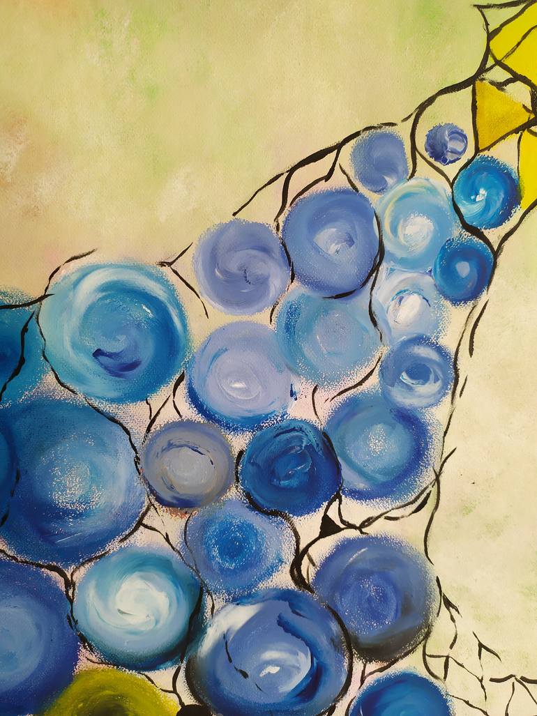 Original Abstract Expressionism Abstract Painting by Anna Kirsch