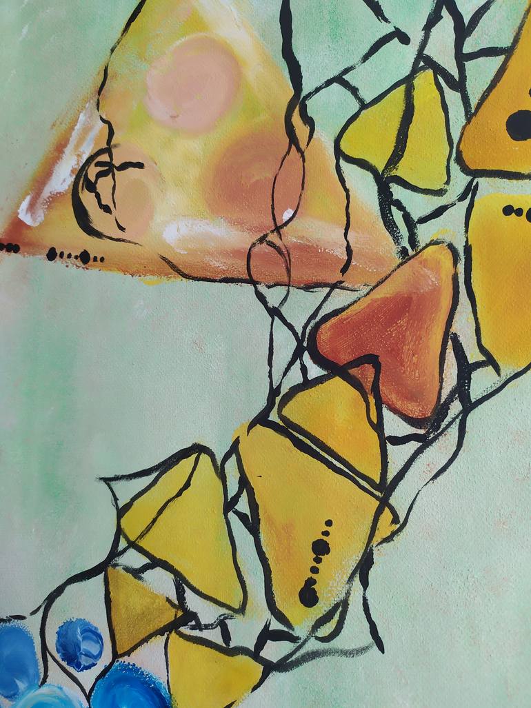 Original Abstract Expressionism Abstract Painting by Anna Kirsch