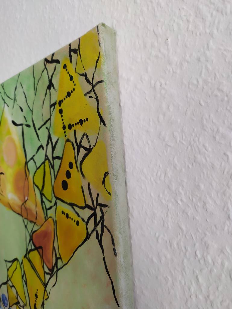 Original Abstract Expressionism Abstract Painting by Anna Kirsch