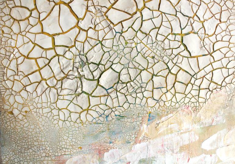 Original Abstract Landscape Mixed Media by Divya Batra-Pasgon