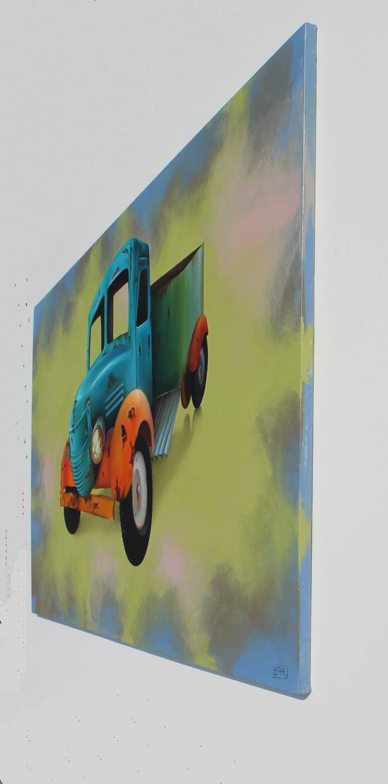 Original Contemporary Automobile Painting by nicoletta bagatti
