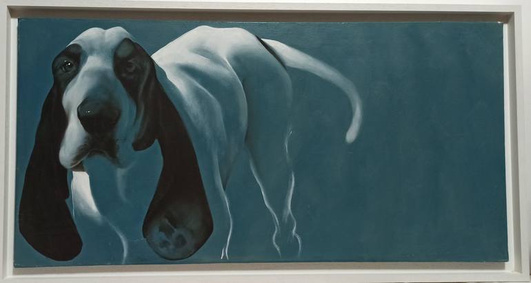Original Figurative Dogs Painting by Nicoletta Bagatti
