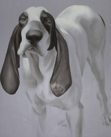 Print of Fine Art Dogs Paintings by nicoletta bagatti