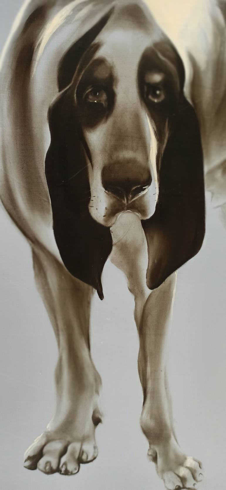 Original Figurative Dogs Painting by nicoletta bagatti