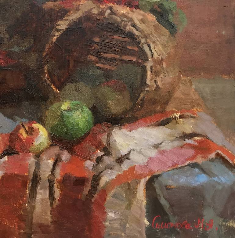 Original Impressionism Still Life Painting by Margarita Simonova