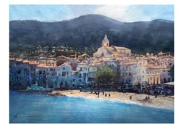 Print of Impressionism Beach Paintings by Will Elliston