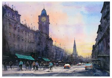 Print of Impressionism Cities Paintings by Will Elliston