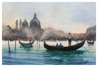 Print of Boat Paintings by Will Elliston