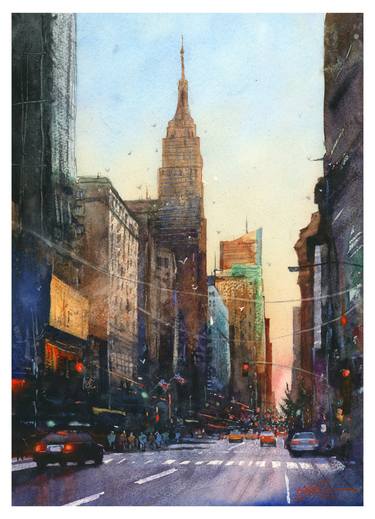 Print of Impressionism Cities Paintings by Will Elliston