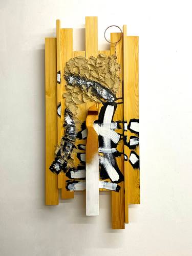 Original Abstract Expressionism Abstract Sculpture by Chris Mclinden