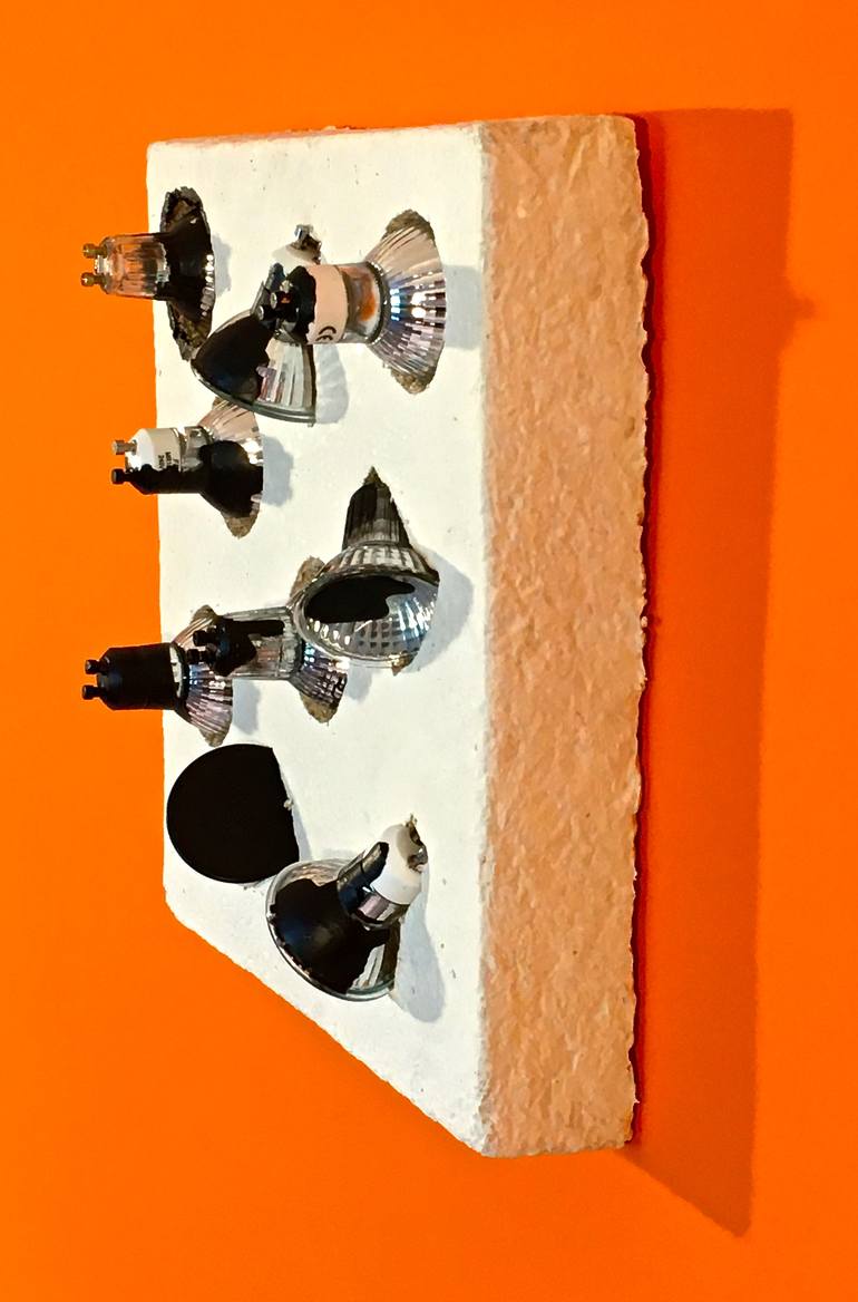 Original Abstract Science/Technology Sculpture by Chris Mclinden