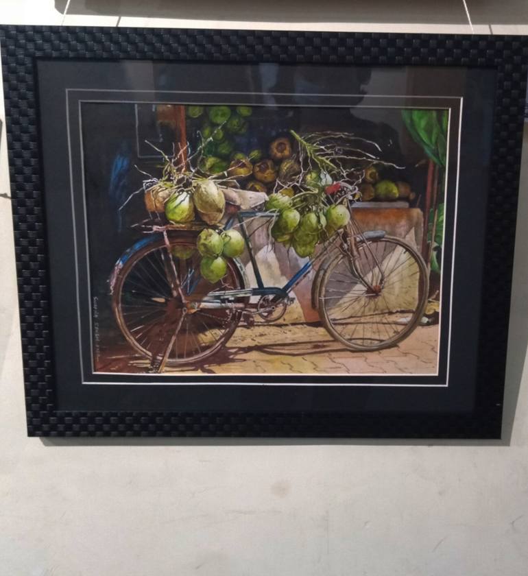 Original Photorealism Transportation Painting by Swapna Singh