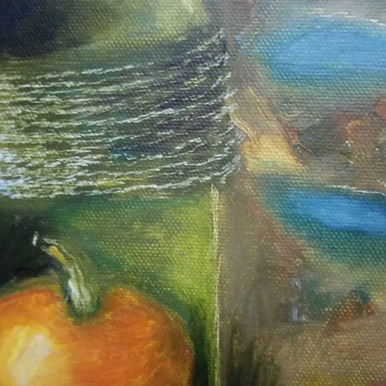 Original Expressionism Still Life Painting by Tatyana Miroshnichenko