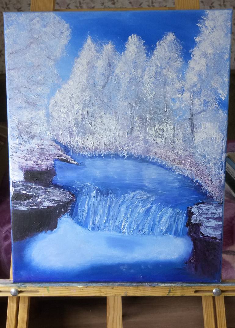 Original Impressionism Landscape Painting by Tatyana Miroshnichenko