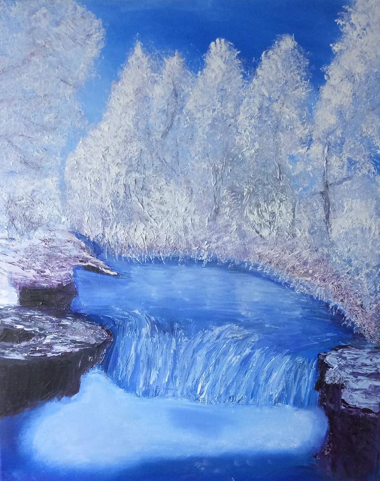 Original Impressionism Landscape Painting by Tatyana Miroshnichenko
