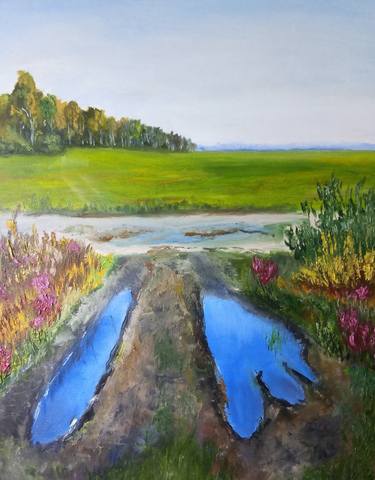 Print of Impressionism Landscape Paintings by Tatyana Miroshnichenko