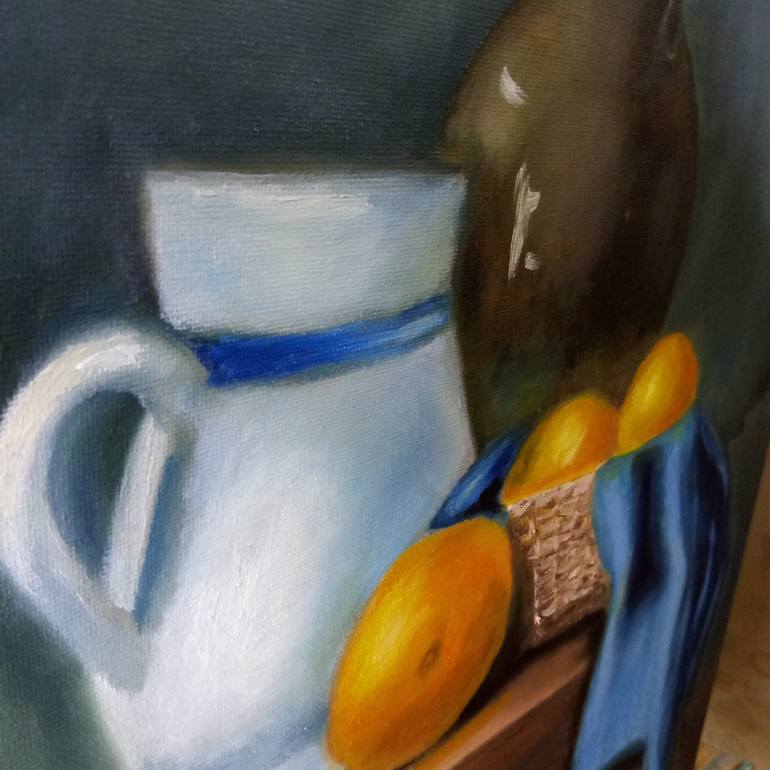 Original Expressionism Still Life Painting by Tatyana Miroshnichenko