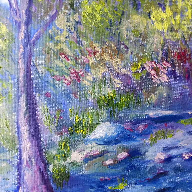Original Abstract Expressionism Landscape Painting by Tatyana Miroshnichenko
