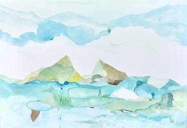 Original Contemporary Landscape Painting by Alice Yang