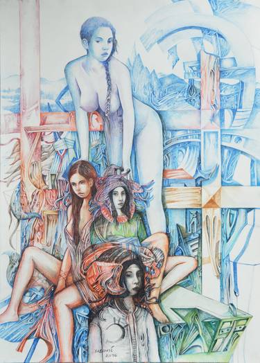 Print of Body Drawings by Dejan Babovic