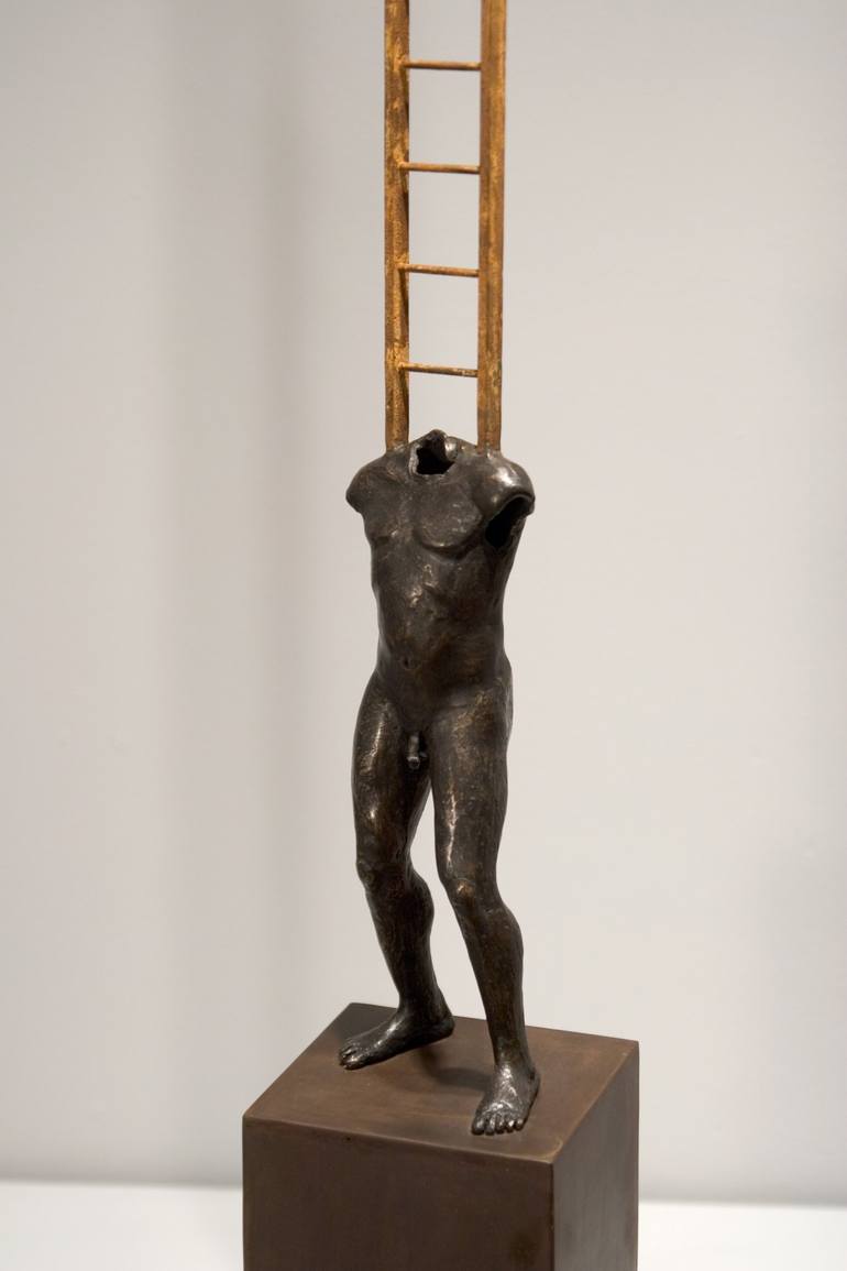 Original Figurative Nude Sculpture by Matthew Zupnick