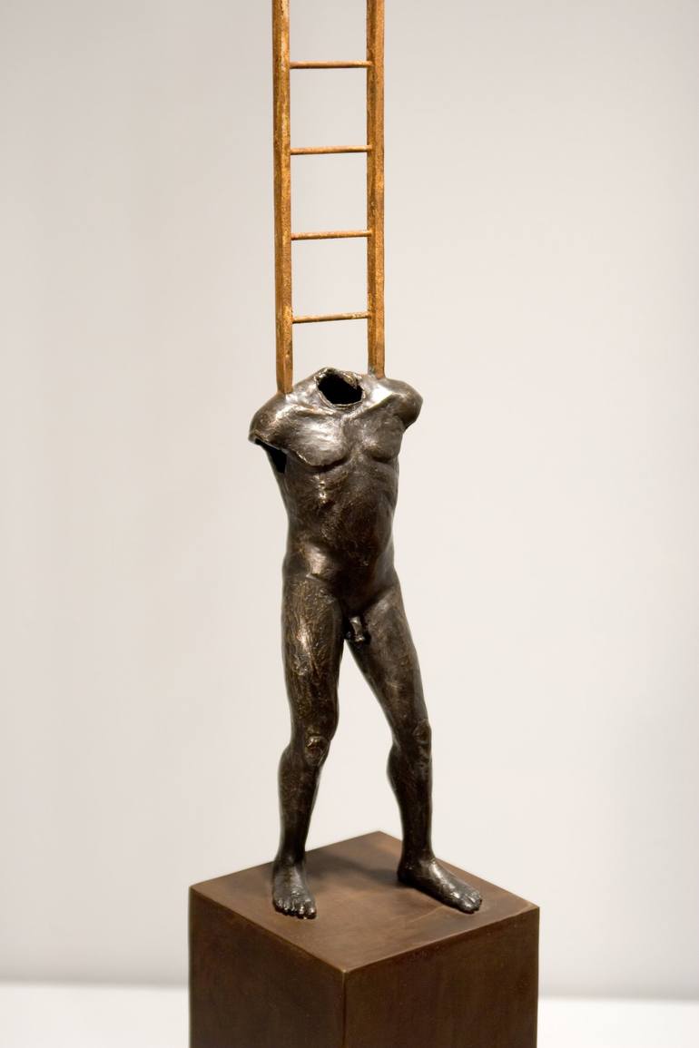 Original Figurative Nude Sculpture by Matthew Zupnick
