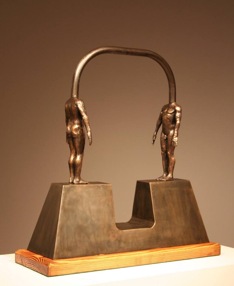 Original Abstract Nude Sculpture by Matthew Zupnick