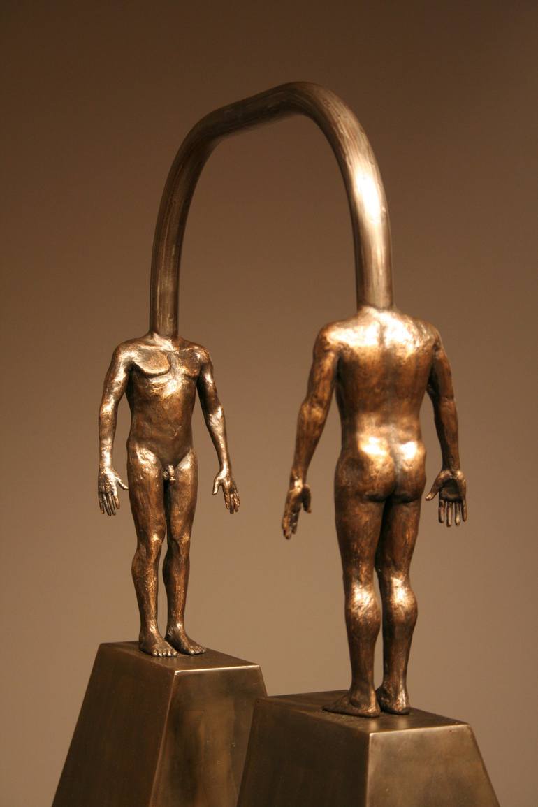Original Abstract Nude Sculpture by Matthew Zupnick