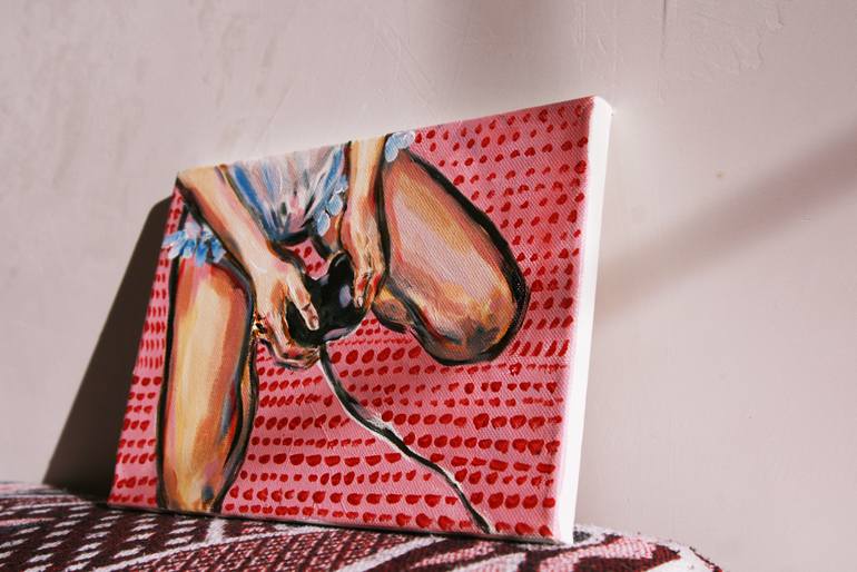 Original Conceptual Erotic Painting by Anastasia Isakova