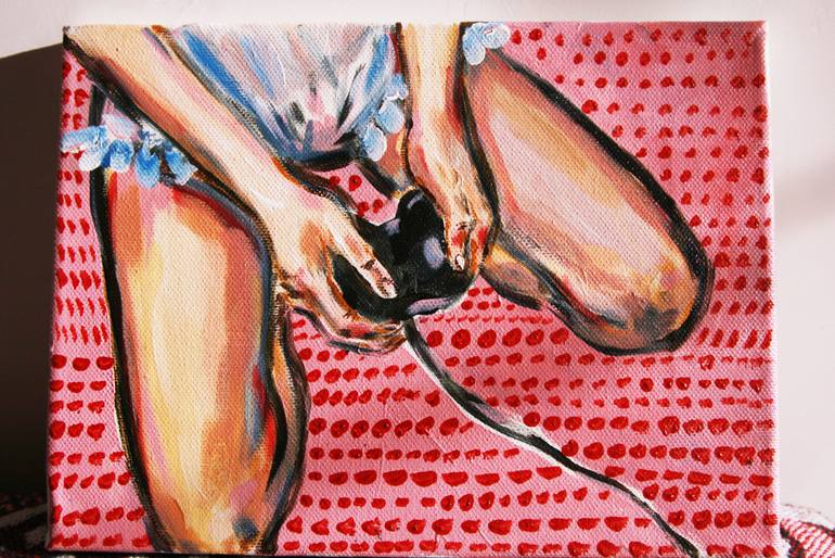 Original Conceptual Erotic Painting by Anastasia Isakova