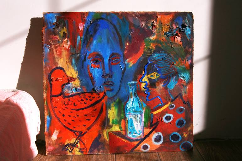 Original Expressionism Abstract Painting by Anastasia Isakova