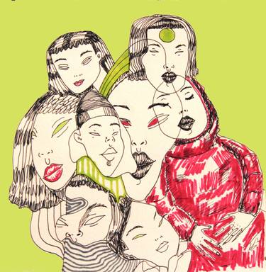 Print of People Drawings by Anastasia Isakova