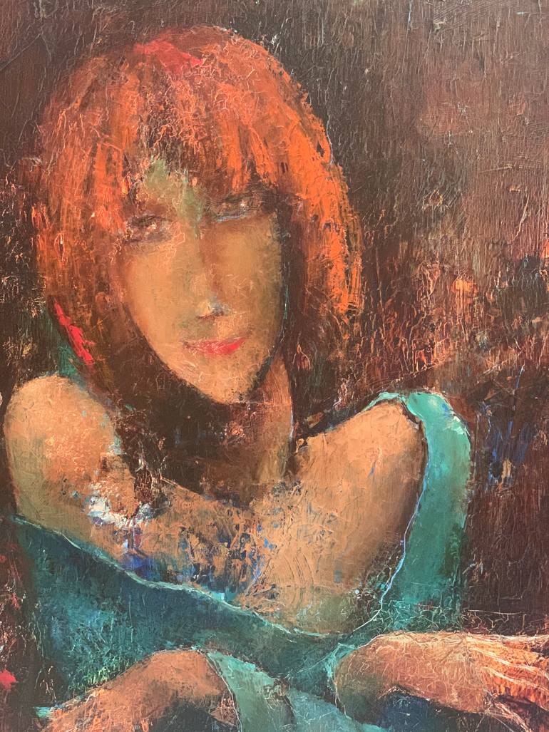 Original Figurative Women Painting by Oleksandr Zoria